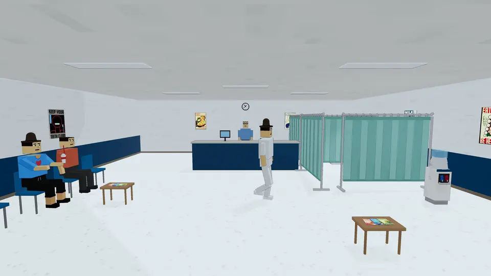 Nutshot Simulator screenshot: Doctor's Office