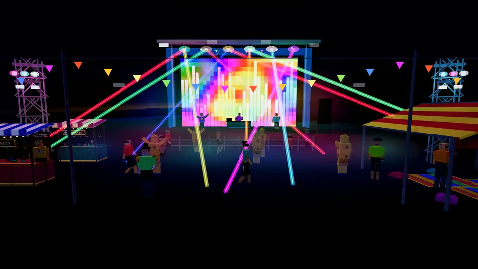 Nutshot Simulator screenshot: Music Festival