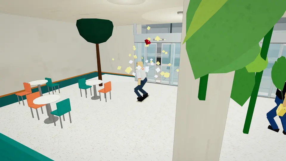Nutshot Simulator screenshot: Shopping Mall — the hit