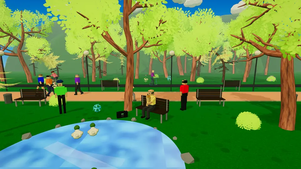 Nutshot Simulator screenshot: City Park