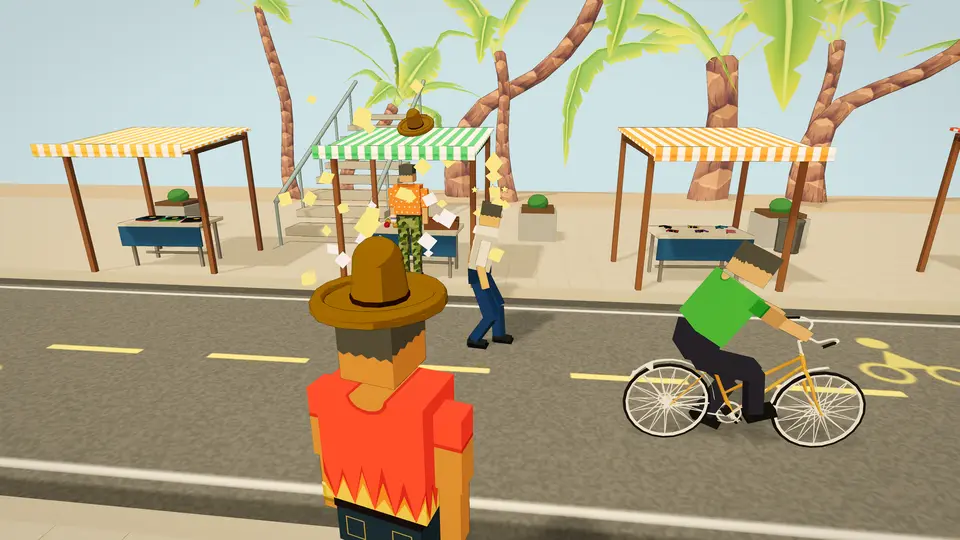 Nutshot Simulator screenshot: Venice Beach — the hit