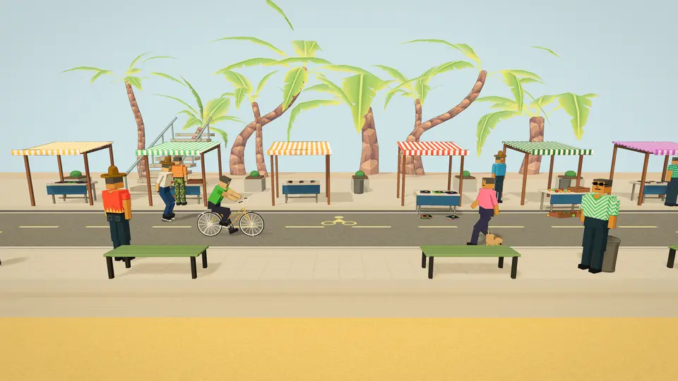 Nutshot Simulator screenshot: Venice Beach